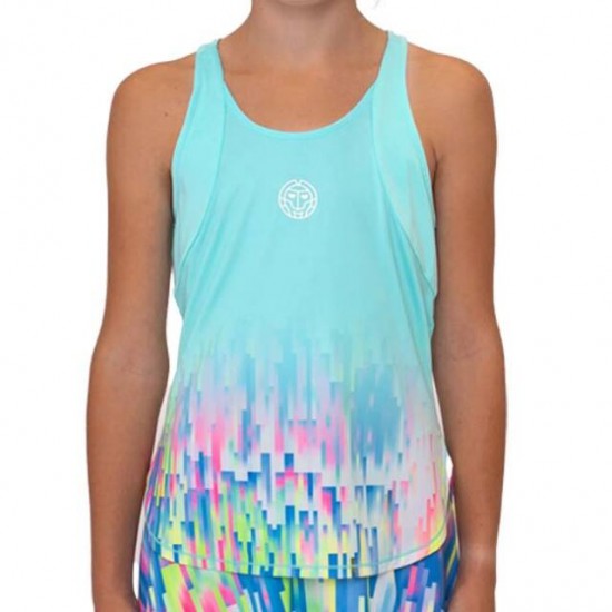 Camiseta Bidi Badu Melbourne Aqua Mix Junior