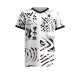 Bidi Badu Melbourne Col V Blanc Noir T-shirt Junior