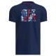 Bidi Badu New York Chill T-shirt rouge bleu fonce