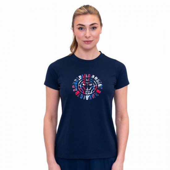 Bidi Badu New York Chill Dark Blue Red Women''s T-Shirt