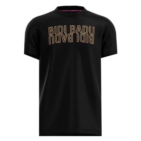 Camiseta Bidi Badu Paris Chill Negro Dorado