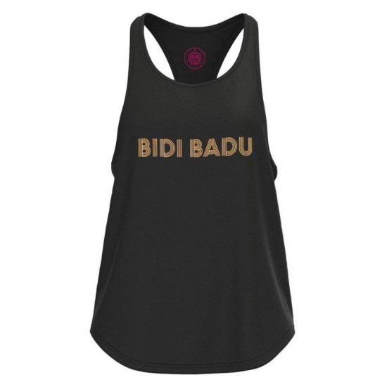 Camiseta Bidi Badu Paris Chill Negro Dorado Mujer