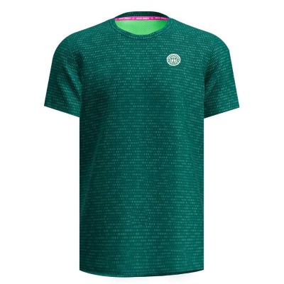 Camiseta Bidi Badu Spike Crew Two Colored Verde Oscuro