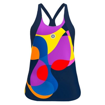 Camiseta Bidi Badu Twiggy Tank Azul Oscuro Mix Junior