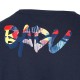 Camiseta Bidi Badu Wild Arts Chill Azul Oscuro Rojo Mix