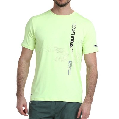 Bullpadel Adive T-Shirt Jaune Soufre Fluor