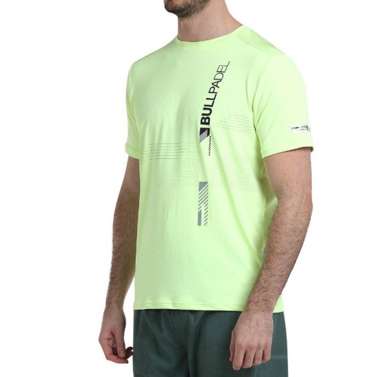 Bullpadel Adive T-Shirt Yellow Sulfur Fluor