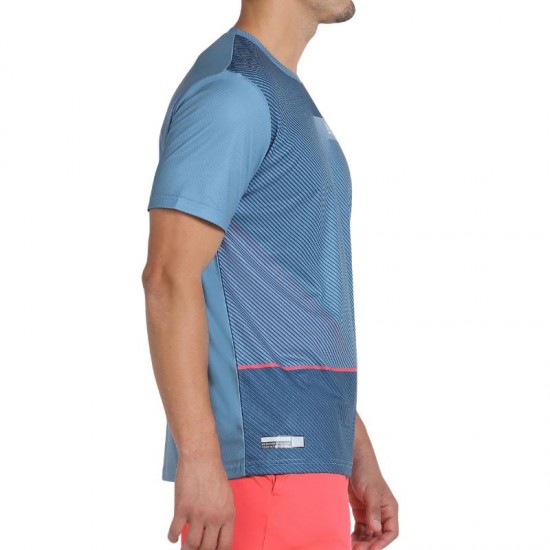 T-Shirt Bullpadel Carino Bleu Ombre