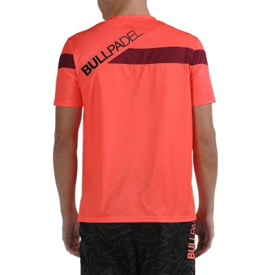 Bullpadel T-shirt Coral Fluor Cushion