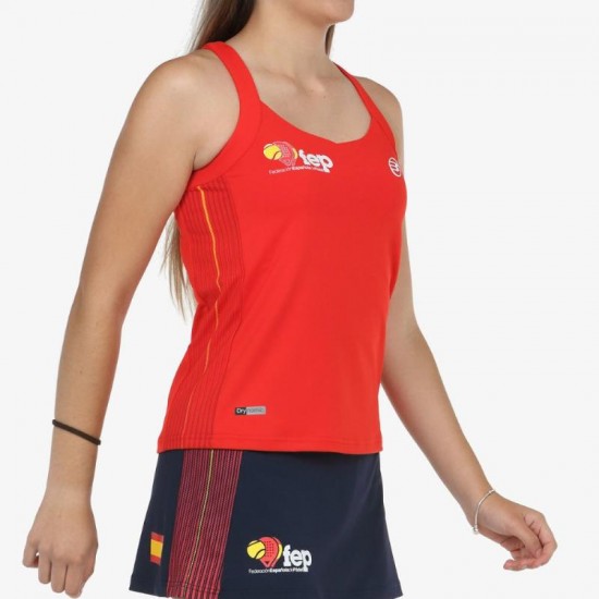 Camiseta Bullpadel FEP Exima Rojo