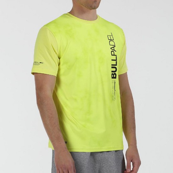 Camiseta Bullpadel Maren Amarillo Limon Fluor