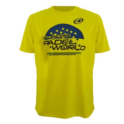 World Minor Brown Black Bullpadel T-Shirt Fluor Junior