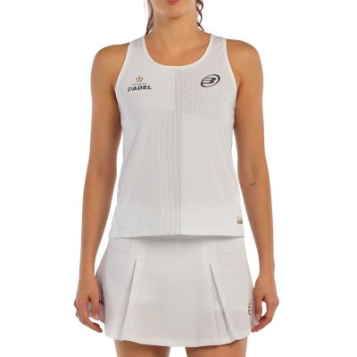 T-shirt Bullpadel Premier Padel Adres blanc