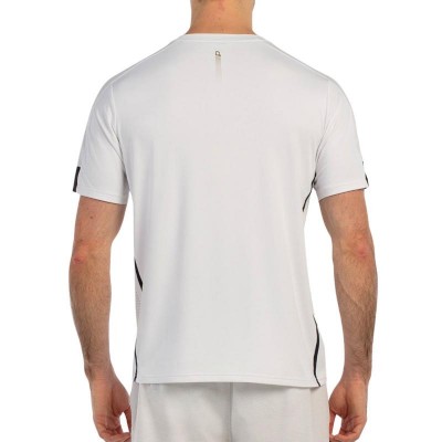 T-shirt Bullpadel Premier Padel Borni blanc