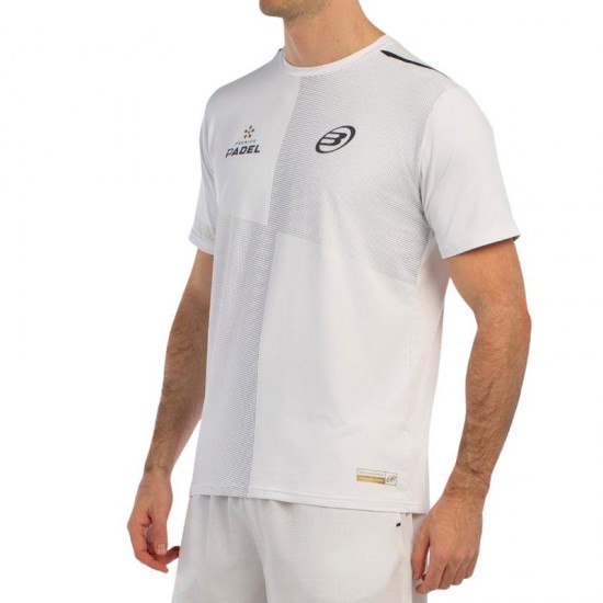 Bullpadel Premier Padel Buque T-shirt blanc