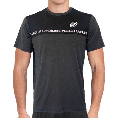 Bullpadel Rebel Anthracite T-Shirt Bicolore