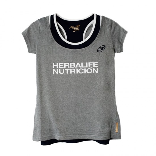 Bullpadel Villarica Herbalife Grey Mid Vigore T-Shirt