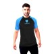 T-shirt Cartri Match Noir Bleu