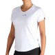 T-shirt en maille sans fin blanc noir