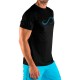 T-shirt sans fin illimite diamant noir bleu