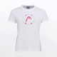 Head Button T-shirt Blanc Femmes