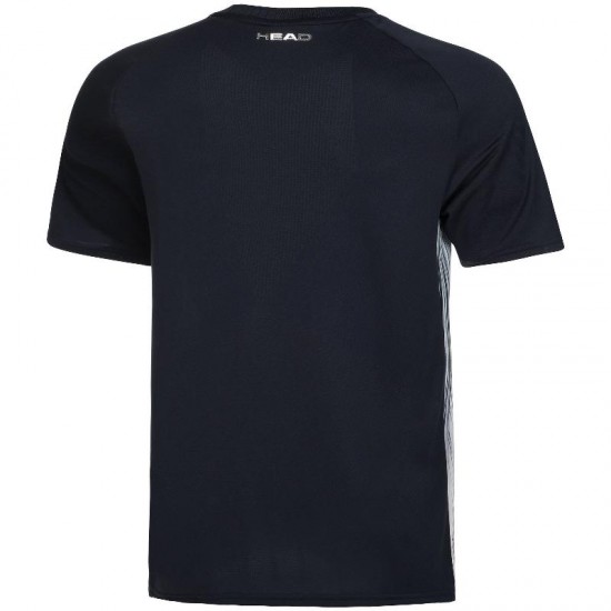 Camiseta Head Performance Azul Marino Imprimer