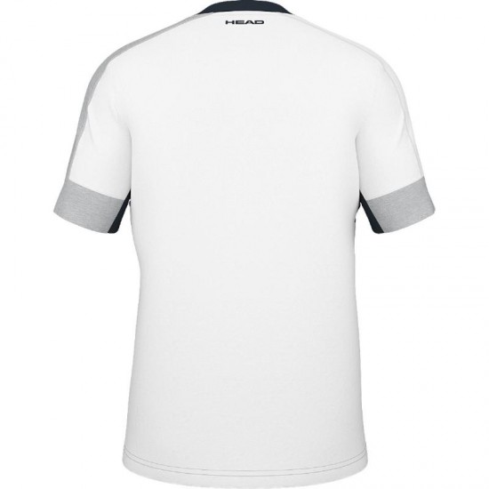 Camiseta Head Play Tech Blanco Verde