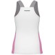 Camiseta Head Play Tech Rosa Blanco Mujer