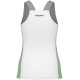 Camiseta Head Play Tech Verde Blanco Mujer