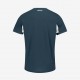 T-shirt Head Slice bleu marine blanc