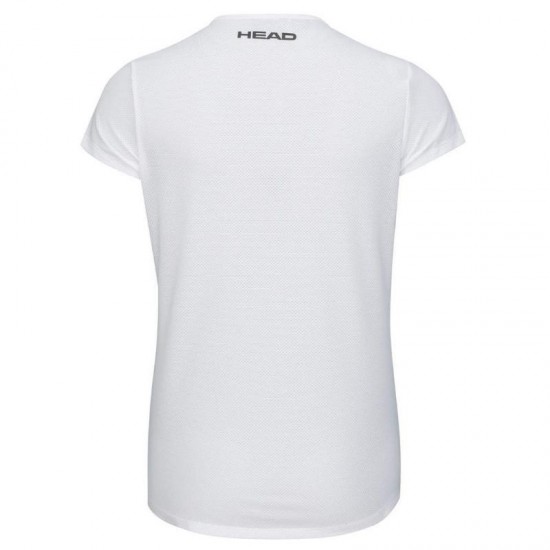 Camiseta Head Tie- Break Print Blanco Mujer