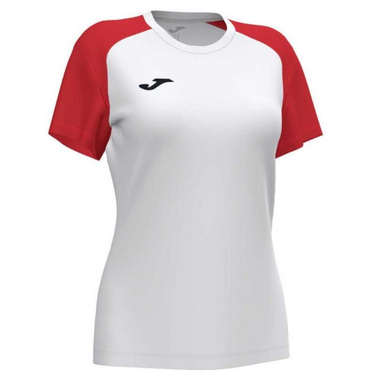 Joma Academy IV Blanc Rouge T-shirt Femme