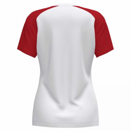 Joma Academy IV Blanc Rouge T-shirt Femme