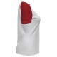 Camiseta Joma Academy IV Blanco Rojo Mujer