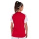 Joma Academy IV Rouge Blanc T-shirt Femme