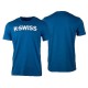 Camiseta Kswiss Core Azul Blanco