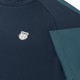 Camiseta Kswiss Hypercourt Mesh Crew 3 Peacoat Indian Teal