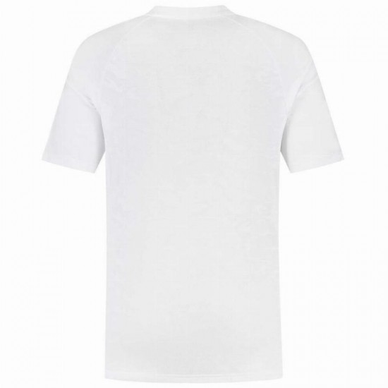 Camiseta Kswiss Hypercourt Print Crew 4 Blanco