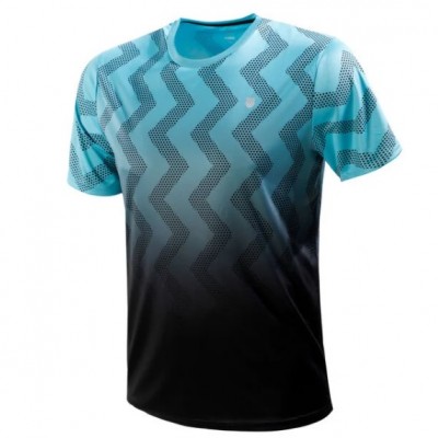 Kswiss Hypercourt Print Crew Blue T-Shirt