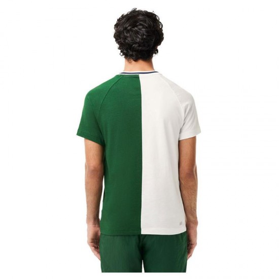 Camiseta Lacoste Daniil Medvedev Blanco Green