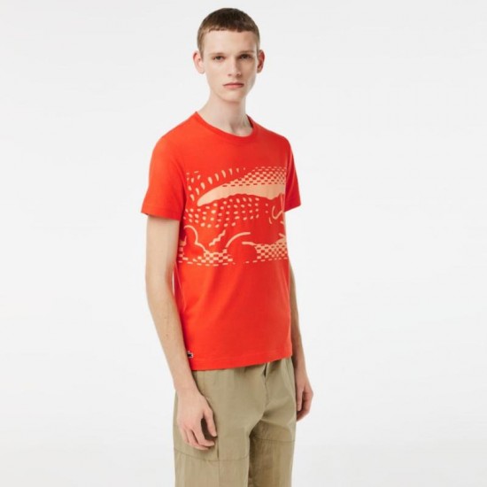 Camiseta Lacoste Novak Djokovic Naranja