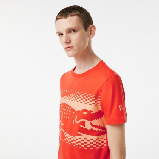 Lacoste Novak Djokovic Orange T-shirt