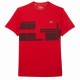 Lacoste Novak Djokovic T-Shirt Ultra Dry Rouge Bourgogne