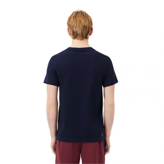 Camiseta Lacoste Roland Garros Azul Marino