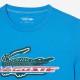 T-shirt Lacoste Sport Algodon Ecologico Bleu