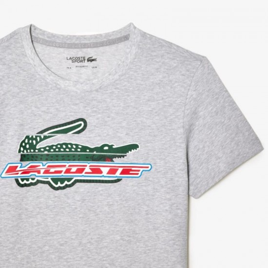 T-shirt Lacoste Sport Algodon Ecologico Grey