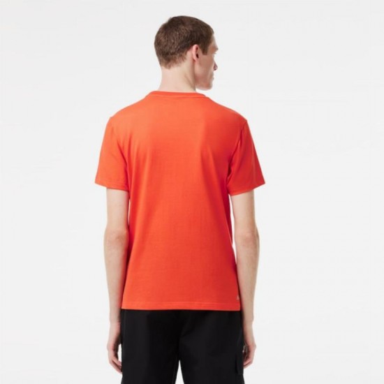 T-shirt Lacoste Sport Algodon Ecologico Orange