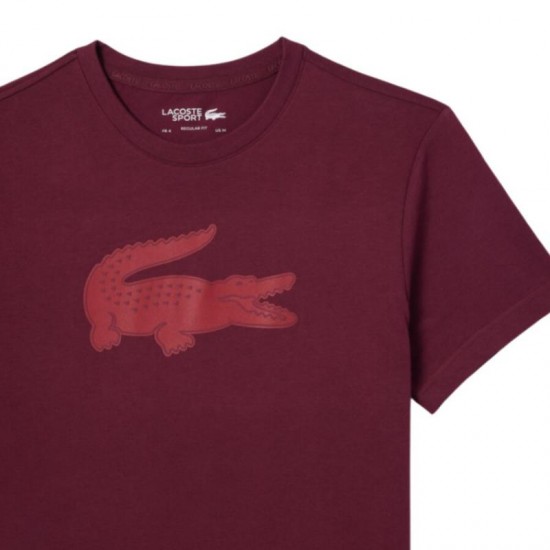 Lacoste Sport Burgundy T-Shirt