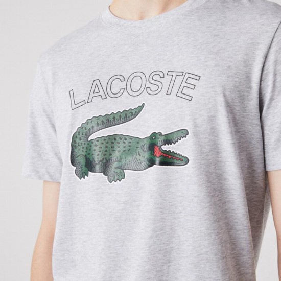 Camiseta Lacoste Sport Gris Vigor