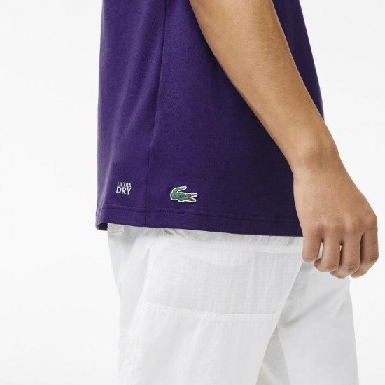 T-shirt Lacoste Sport Violet